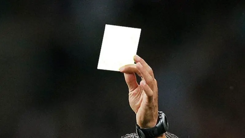 Origin of white card in football