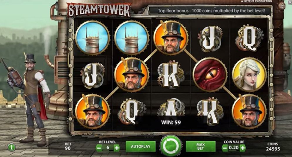 Steam Tower Online Slabs: Gameplay